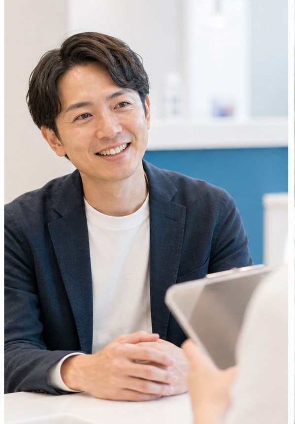 費用説明に安心した患者さん